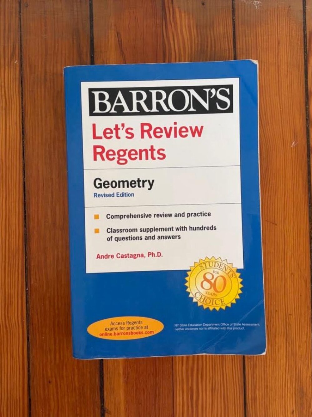 Geometry Regents Review Review Books -- Barron's